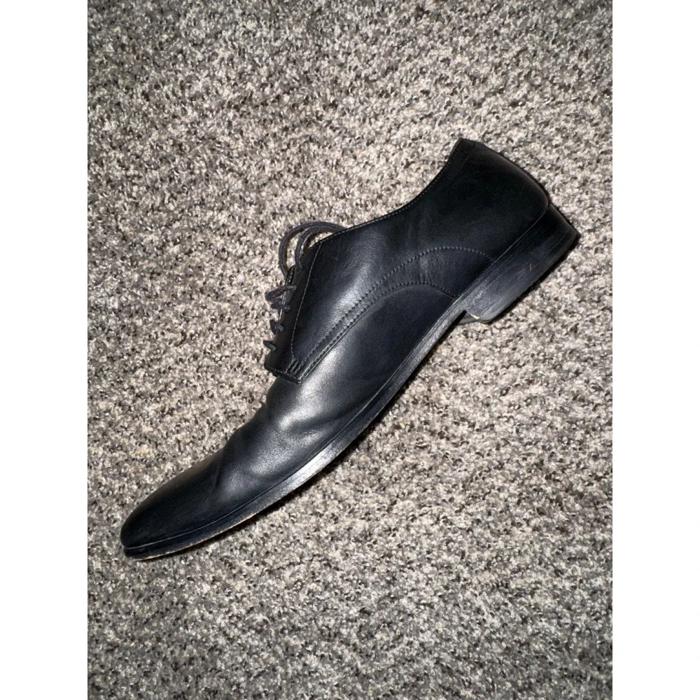Hugo Boss Black Leather Sz 11.5 Mens‎ Oxford Dress Shoes